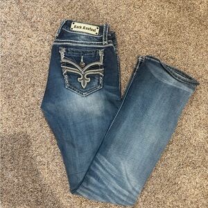 Rock Revival Women's Dark Blue Boot Cut Jeans